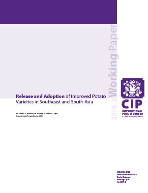 Release and adoption of improved potato varieties in Southeast and South Asia
