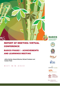 Report of Virtual Conference. BASICS Phase I - Achievements and Learnings Meeting. May 18-19, 2020