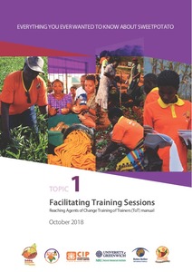Everything you ever wanted to know about sweetpotato, Topic 1: Facilitating training sessions