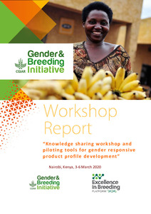 Knowledge Sharing and Piloting Tools for Gender Responsive Product Profile Development