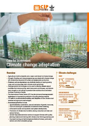 Case for investment: Climate change adaptation.