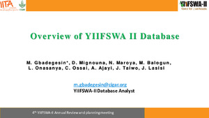 Overview of YIIFSWA II database