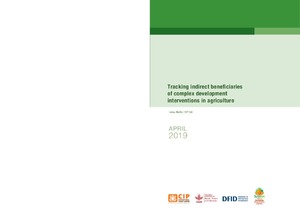 Tracking indirect beneficiaries of complex development interventions in agriculture.