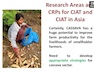 Research Areas and CRPs for CIAT Asia