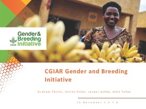 CGIAR Gender and Breeding Initiative