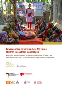 Toward more nutritious diets for young children in southern Bangladesh: Assessing the contribution of Community Nutrition Scholars and identifying constraints to utilization of orange-fleshed sweetpotato