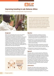 Improving breeding in sub-Saharan Africa. Project profile.