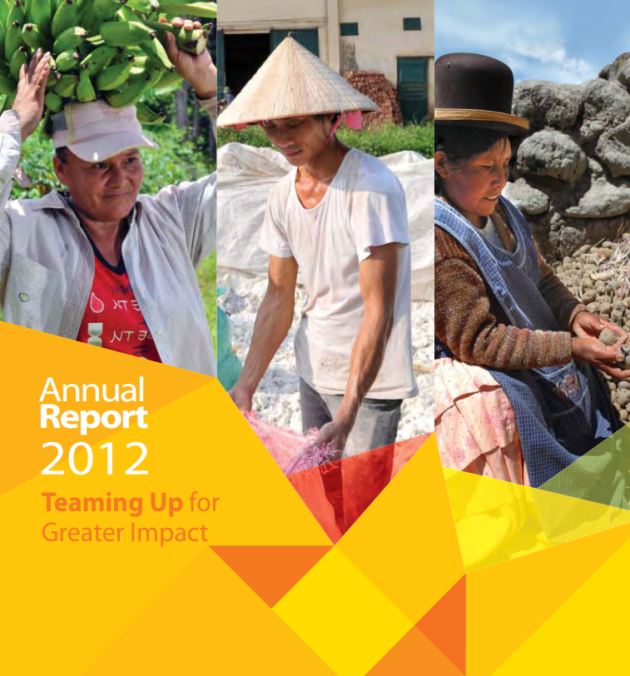 RTB Annual Report 2012: Teaming up for greater impact.