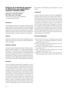 Prediccion de la distribucion potencial de Phthorimaea operculella (Zeller), mediante el modelo CLIMEX.