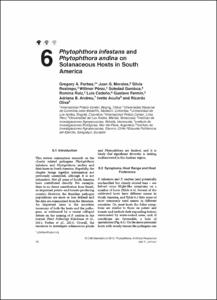 Phytophthora infestans and Phytophthora andina on Solanaceous hosts in South America.