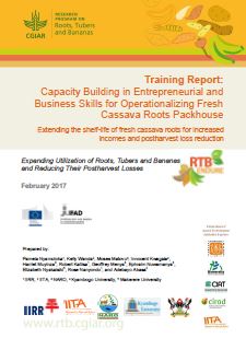 Training report: capacity building in entrepreneurial and business skills for operationalizing fresh cassava roots packhouse.