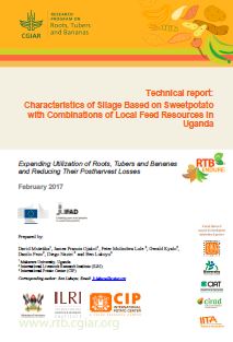 Technical report: Characteristics of silage based on sweetpotato with combinations of local feed resources in Uganda.