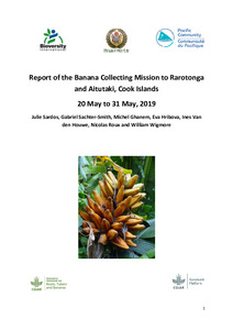 Report from the banana collecting mission to Rarotonga and Aitutaki, Cook Islands