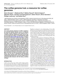 The coffee genome hub: a resource for coffee genomes