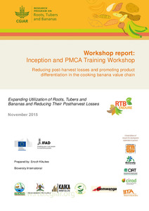 Workshop report: Inception and PCMA training workshop. Reducing post-harvest losses and promoting product differentiation in the cooking banana value chain.