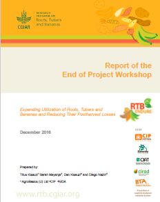 Report of the end of project workshop