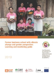 Farmer business school with climate change and gender perspective: Learning and monitoring guide.
