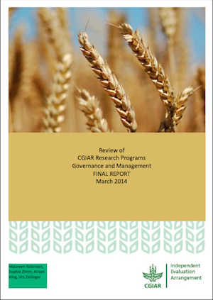 Review of CGIAR Research Programs Governance and Management: Final Report
