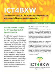 Social Networks Analysis  for ICT-based control of  BXW in Rwanda