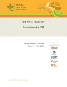 RTB Annual Review and Planning Meeting Report 2017.