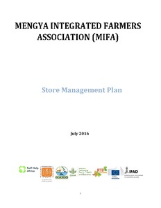 Store management plan.