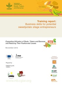 Training Report: Business skills for potential sweetpotato silage entrepreneurs.