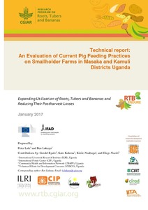 Technical report: An evaluation of current pig feeding practices on smallholder farms in Masaka and Kamuli districts of Uganda.