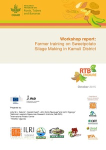 Workshop Report: Farmer training on sweetpotato silage making in Kamuli district.