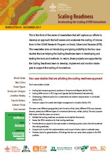 Scaling readiness: Accelerating the scaling of RTB interventions. Newsletter No.3