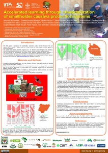 Accelerated learning through characterization of smallholder cassava production systems.