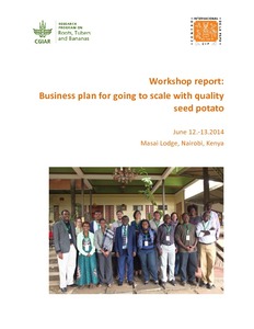 Business plan for going to scale with quality seed potato (Nairobi, Kenya, 12-13 June 2014).