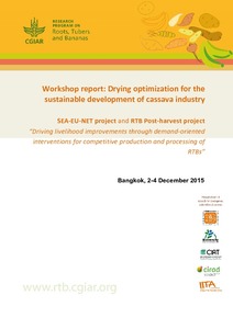 Drying optimization for the sustainable development of cassava industry.