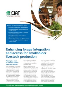 Enhancing forage integration and access for smallholder livestock production