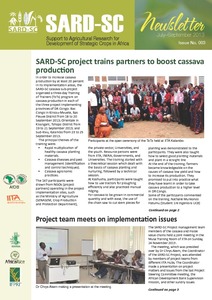 Support to Agricultural Research for Development of Strategic Crops in Africa Newsletter