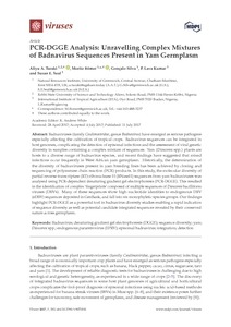 PCR-DGGE analysis: unravelling complex mixtures of badnavirus sequences present in yam germplasm