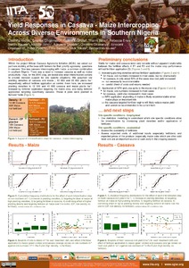 Yield responses in cassava - maize intercropping across diverse environments in Southern Nigeria