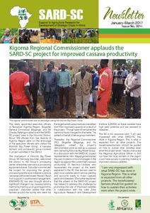 Support to Agricultural Research for Development of Strategic Crops in Africa Newsletter No. 0011