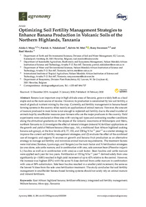 Optimizing soil fertility management strategies to enhance banana production in volcanic soils of the northern highlands, Tanzania