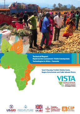 Technical Report. Rapid market assessment: viable sweetpotato technologies in Africa-Tanzania.
