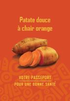 Patate douce a chair orange. Votre passeport pour une bonne sante.
